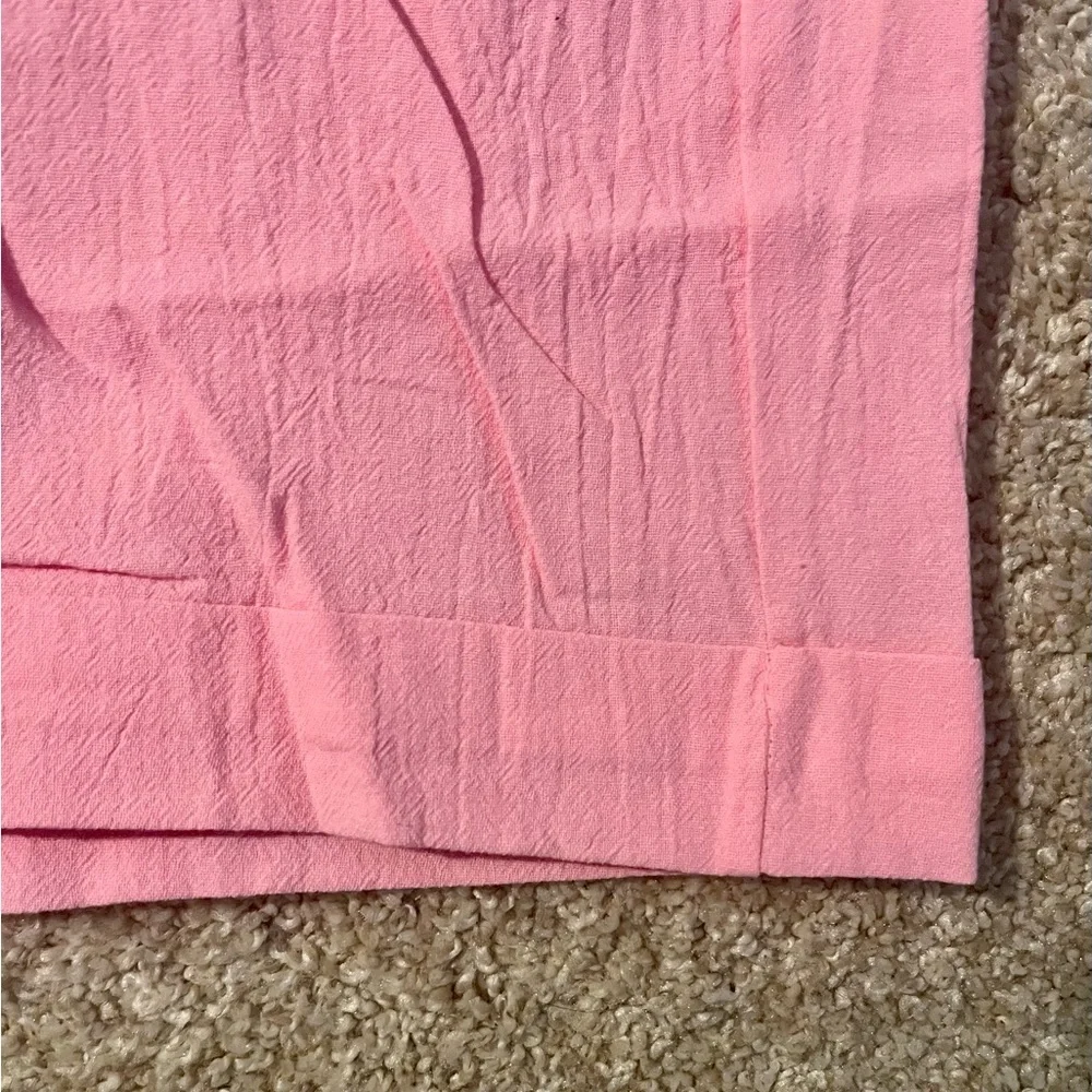 Pink Drawstring Shorts - Picture 4 of 5